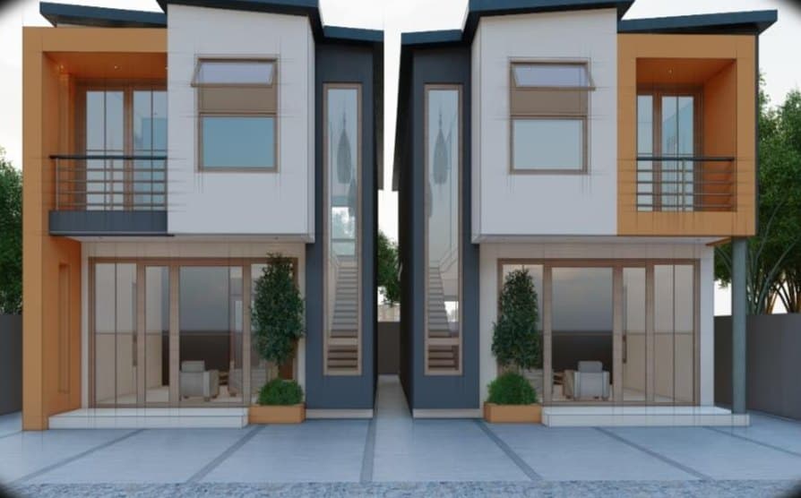 Maisons jumelées de Coyah — vue 1