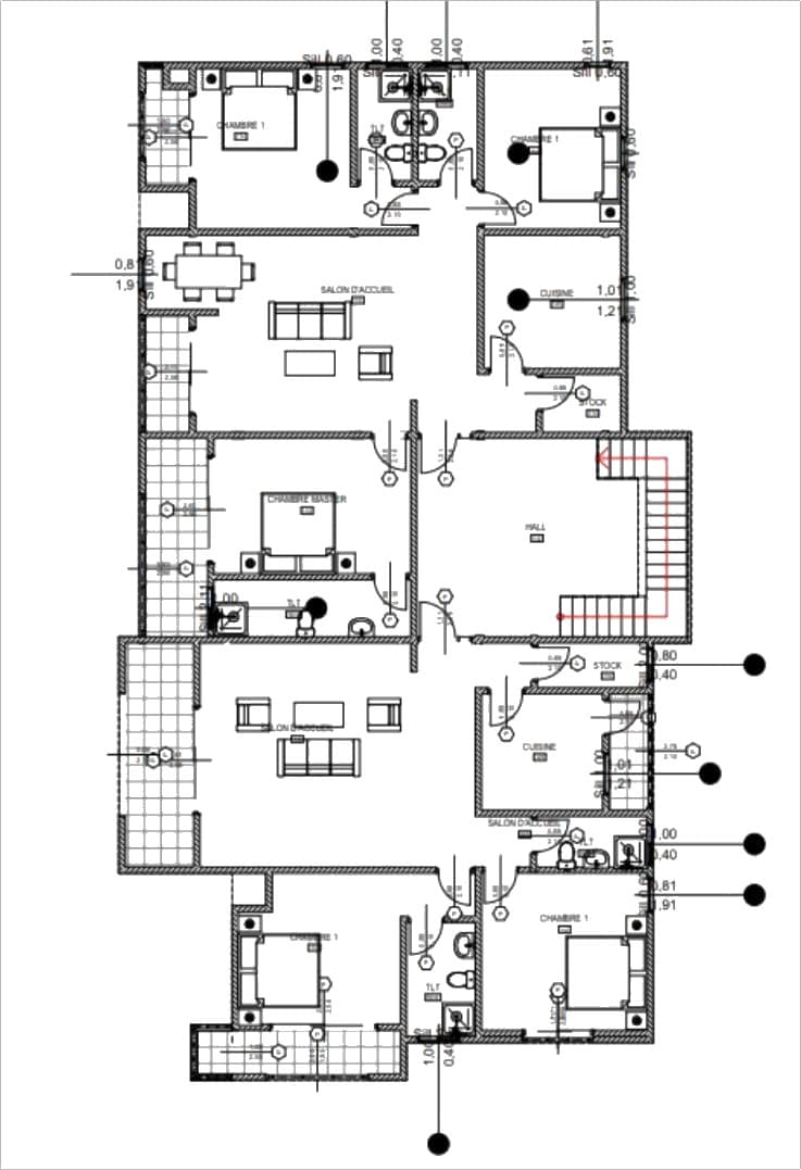 Immeuble de Kasongna — plan 1