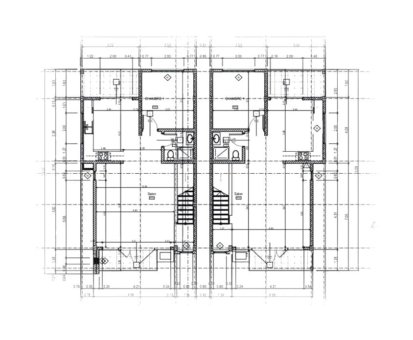 Maison à la façade rouge — plan 1