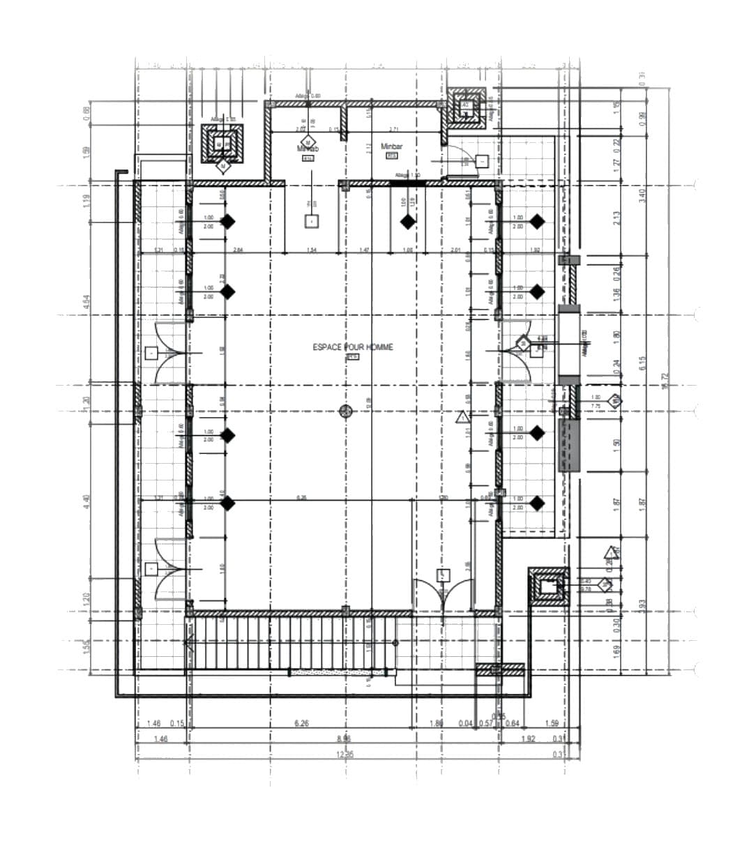 Mosquée de Kankan — plan 1