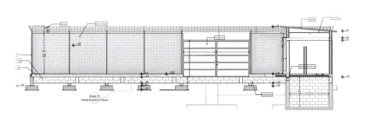 Site technique Orange Guinée — plan 1