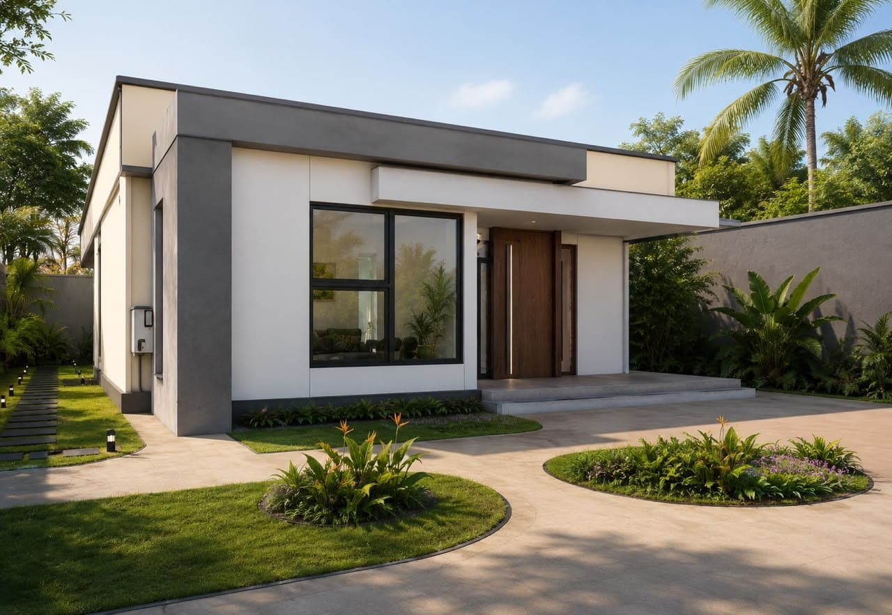 Villa tropicale — vue 1